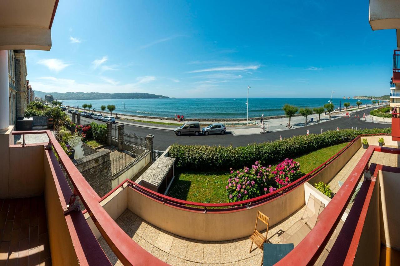 Premiere Ligne De Plage, Face A La Mer Hendaye Buitenkant foto